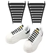 Sznurówki silikonowe do butów bez wiązania 16szt szybkie i wygodne