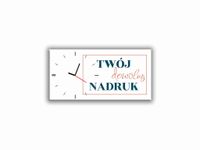 ZEGAR SZKLANY PROSTOKĄTNY - pakiet 100 sztuk