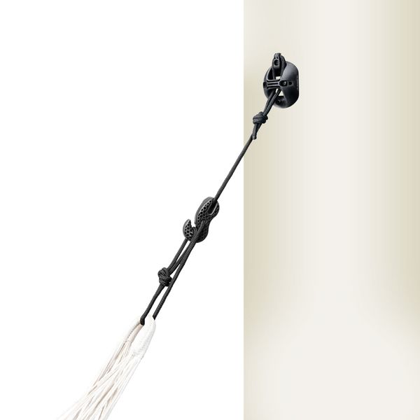 zestaw montażowy hamaków do ściany czarny zdjęcie 1