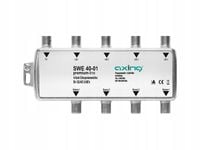 SUMATOR SYGNAŁÓW AXING TV-SAT 4 QUAD + DVB-T MULTISWITCH ANTENOWY