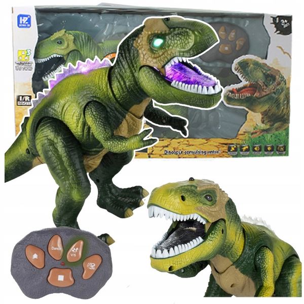 MEGA OGROMNY INTERAKTYWNY DINOZAUR T-REX ZDALNIE STEROWANY CHODZI RYCZY XXL zdjęcie 5