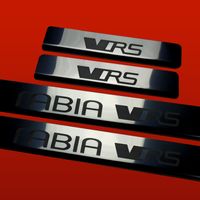 Listwa progowa SKODA FABIA MK2 VRS FABIA Stal nierdzewna 304 połysk 4szt