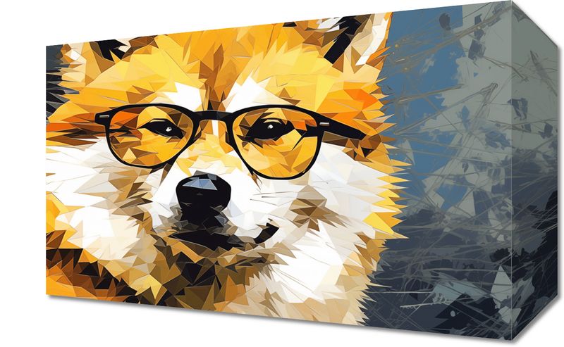 Obraz 30x20cm Intelektualny Psiak zdjęcie 1