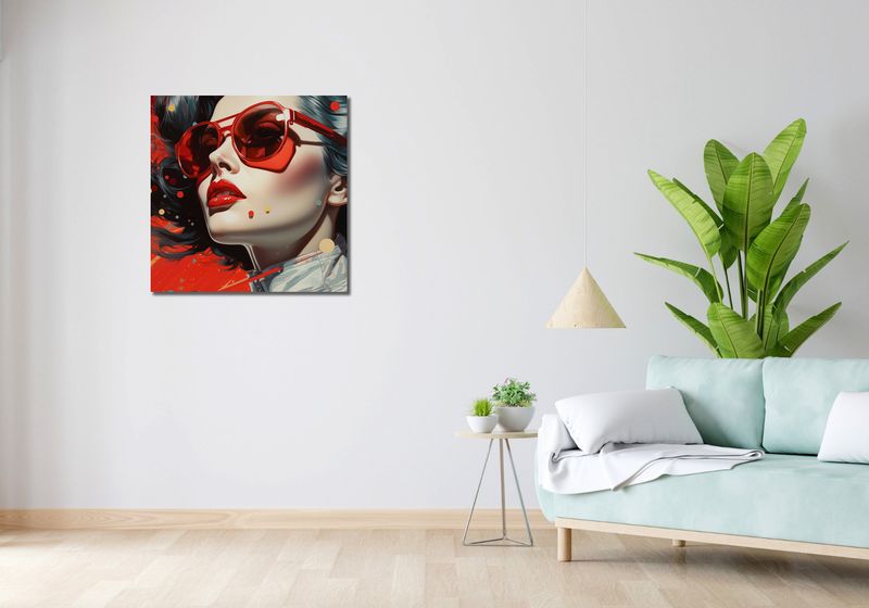 Obraz 70x70cm Wizja Przyszłości zdjęcie 2
