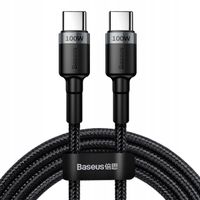 Kabel USB-C do USB-C Baseus Cafule, QC 3.0, PD 2.0, 100W, 5A, 2m (szaro-cza