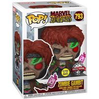 funko pop! marvel zombies zombie gambit 793 se glow