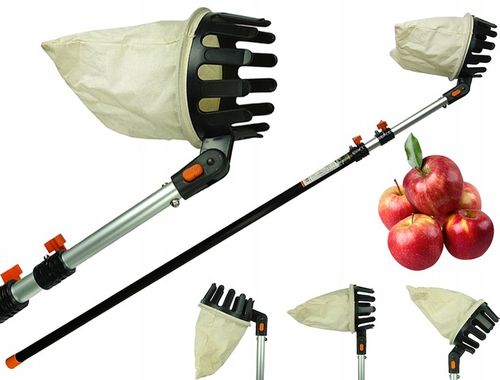 Zbierak do owoców teleskopowy trzonek koszt z tkaniny 3,75m na Arena.pl