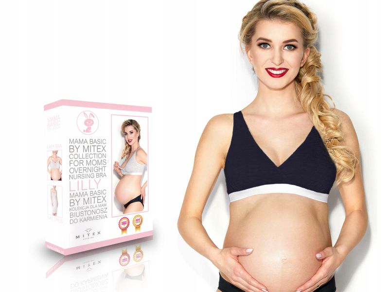 BIUSTONOSZ DO KARMIENIA MITEX LILLY, GRANAT, S zdjęcie 1