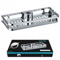 Półka łazienkowa pod prysznic na drążek prysznicowy deszczownię SOTBE SHELF