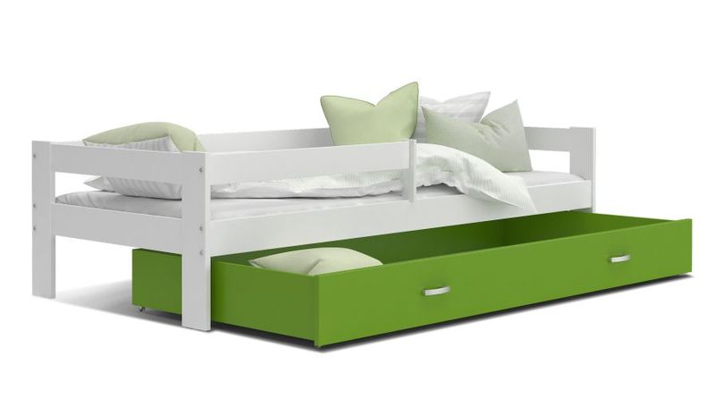 Łóżko dla dzieci HUGO COLOR 160x80  szuflada + materac na Arena.pl