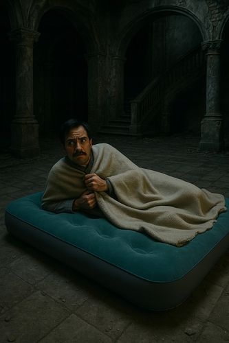 Materac dmuchany Riwall RRD-02 - 191×137×22 cm – welurowy 2-os na Arena.pl