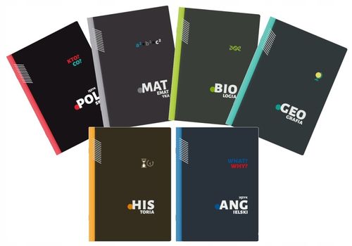 KOMPLET 6 ZESZYTÓW ZE ŚCIĄGĄ A5/60K ŚCIĄGA KOLOROWA 60 KARTEK KLASA 5-6 TOP na Arena.pl