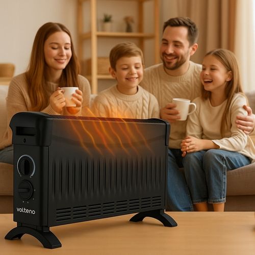 Grzejnik Elektryczny Konwektorowy 2000W Termostat Nawiew na Arena.pl