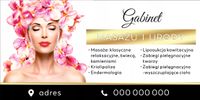 BANER REKLAMOWY 130x80 cm GABINET MASAŻU I URODY