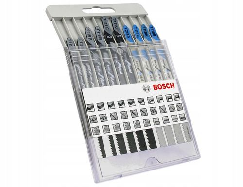 BOSCH Zestaw 10 brzeszczotów do wyrzynarek na Arena.pl