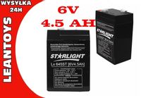 ND24_977 AKUMULATOR BEZOBSŁUGOWY BEZWYCIEKOWY 6V 4,5 AH