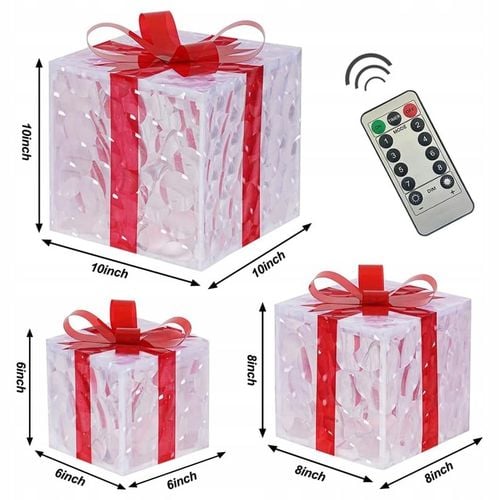 LAMPKI ŚWIĄTECZNE PUDEŁKA 50 LED CIEPŁE Z PILOTEM DO OGRODU DOMU na Arena.pl