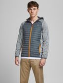 Jack&Jones kurtka pikowana JJEMULTI QUILTED JACKET 12182242 GREY MELANGE/SET-IN SLE L