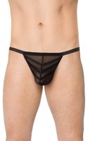 Mens Thong 4527 - Black Onesize