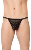 Mens Thong 4527 - Black Onesize