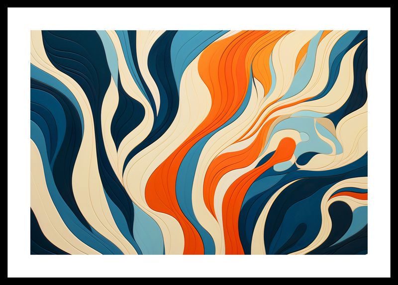Plakat 45x30cm Oceaniczne Fale zdjęcie 3