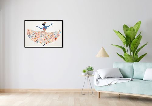 Plakat 84x59,5cm Wirująca Balerina na Arena.pl