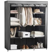 MATERIAŁOWA SZAFA TEKSTYLNA SKŁADANA GARDEROBA XL