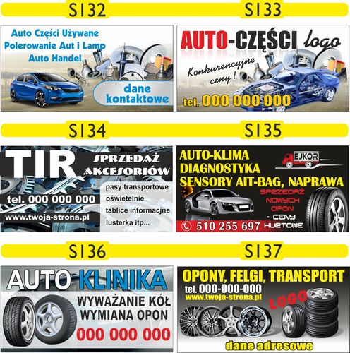 GOTOWE BANERY MECHANIKA AUTO NAPRAWA MOTORYZACJA na Arena.pl