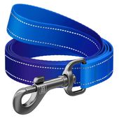 Odblaskowa smycz dla psa Collar WauDog Mono L-XXL 25mm/200cm niebieska