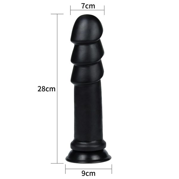 11.25"" King Sized Anal Ripples zdjęcie 9