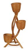RattaNeo Coral k95 kwietnik koniak rattan naturalny