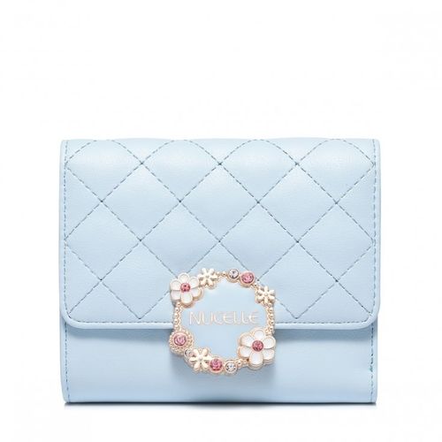 Nucelle elegancki niebieski portfel na Arena.pl