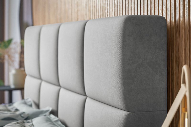 Łóżko tapicerowane LUX 7 180x200 ze Stelażem i pojemnikiem zdjęcie 10