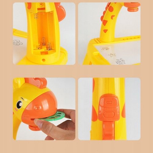 TABLICA Z PROJEKTOREM DO RYSOWANIA STOLIK Z ŻYRAFĄ PROJEKTOR RZUTNIK SLAJDY na Arena.pl