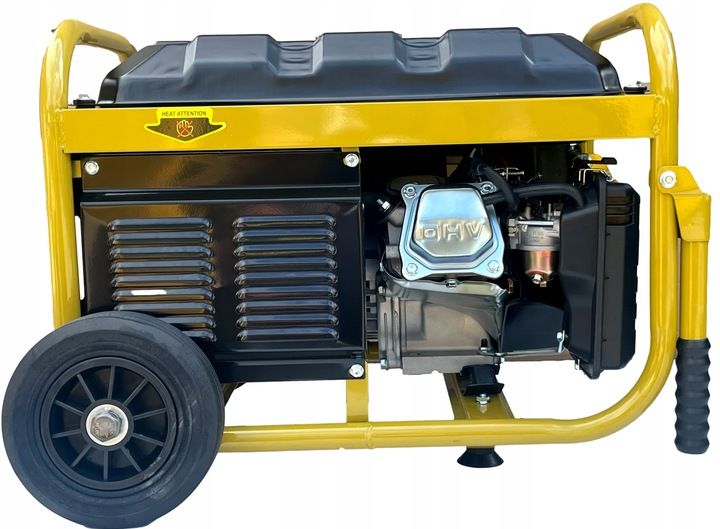 Agregat prądotwórczy 5,25kW generator prądu AVR ele-start koła zdjęcie 12