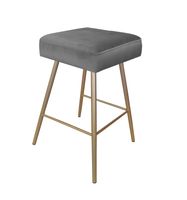 Hoker krzesło barowe Max podstawa złota BL14