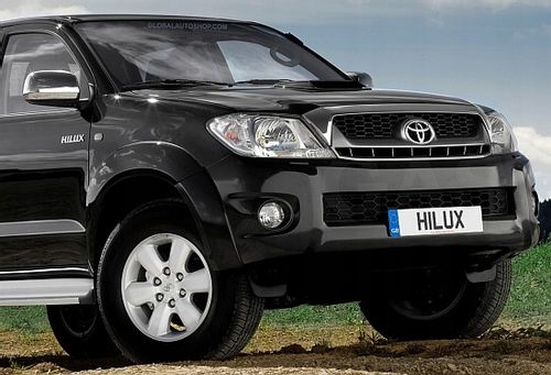 Toyota Hilux - Chromowane Listwy Grill Atrapy Zderzaka Tuning na Arena.pl