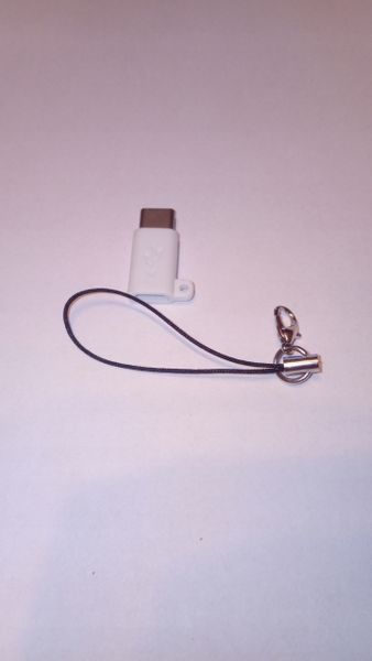 Przejściówka adapter micro usb typ c biały samsung zdjęcie 2