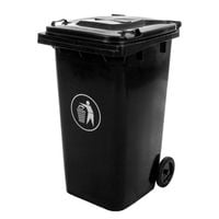 KOSZ NA ŚMIECI 240 L CZARNY – ODPADY ZMIESZANE