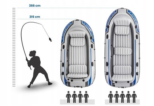 PONTON EXCURSION 5 +WIOSŁA +POMPKA INTEX 68325 na Arena.pl