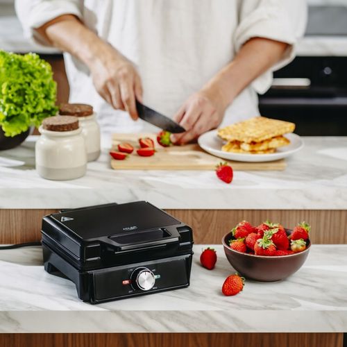GOFROWNICA 2000W OPIEKACZ DO GOFRÓW MOCNA Z REGULACJĄ TEMPERATURY na Arena.pl
