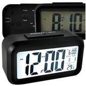 ap29 budzik cyfrowy zegar duży lcd termometr kalendarz na biurko drzemka