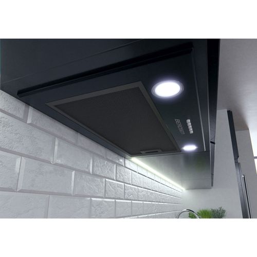 Okap kuchenny podszafkowy 60 cm czarny BE-50 na Arena.pl