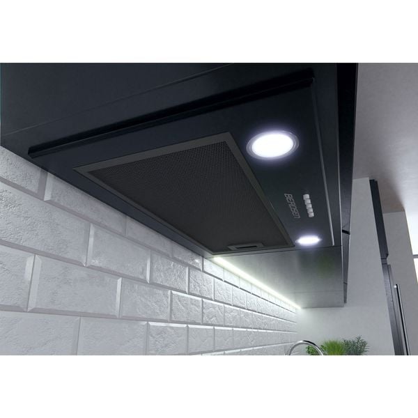 Okap kuchenny podszafkowy 60 cm czarny BE-50 zdjęcie 5