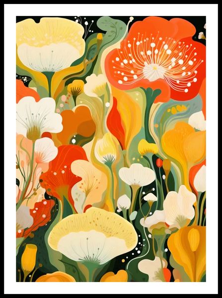 Plakat 50x70cm Kwiatowy Raj zdjęcie 3