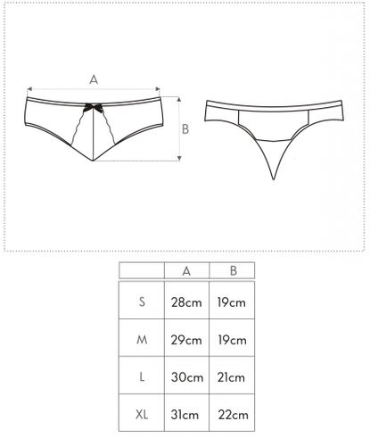 ZMYSŁOWE BIAŁE STRINGI MAJTKI BASMAT XL na Arena.pl