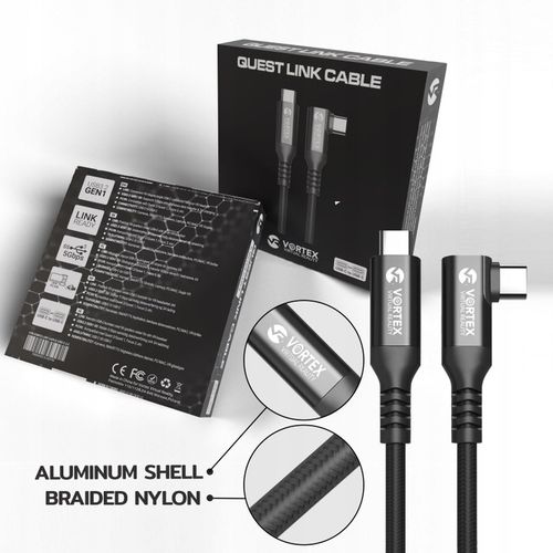 Kabel 5m od VortexVR USB-C do Meta Quest Link | do Quest 3S Quest 3 Quest 2 na Arena.pl