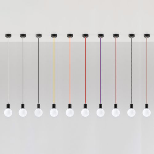 Lampa wisząca EDISON czarna na Arena.pl