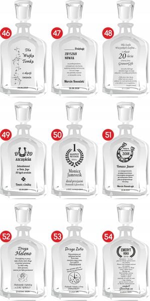 KARAFKA na Rocznicę Ślubu Jubileusz URODZINY zdjęcie 12