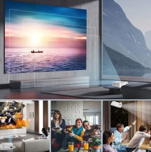 Projektor Rzutnik LED Android WiFi 5G SMART TV FULL HD 4K 13500lm Bluetooth na Arena.pl